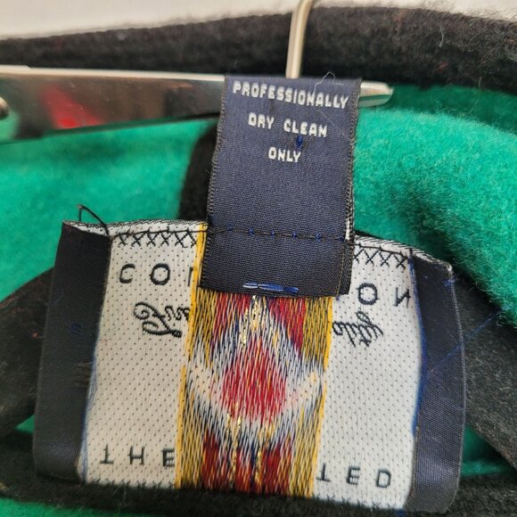 VTG Y2K The Limited Collection Striped Full Zip Blanket Coat Womens Size S - Picture 8 of 10